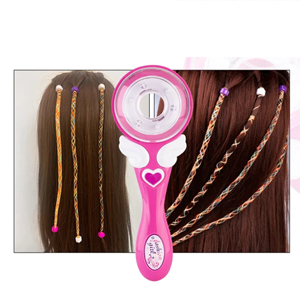 اسباب بازی لوازم آرایشی دستگاه بافت مو کوچک با نخ رنگی BRAIDED HAIR MACHINE_اسباب بازی